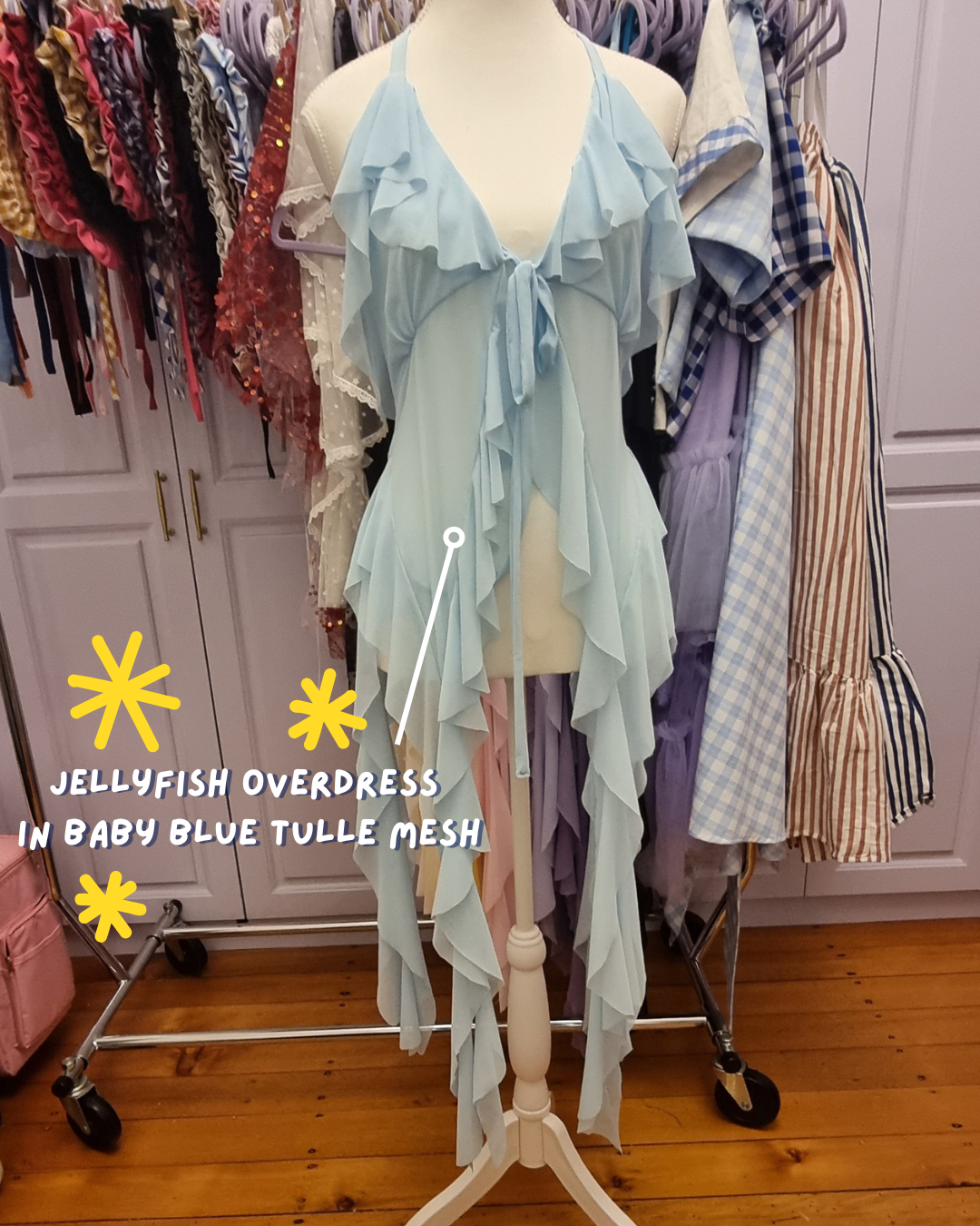 Mesh Tulle - Baby Blue