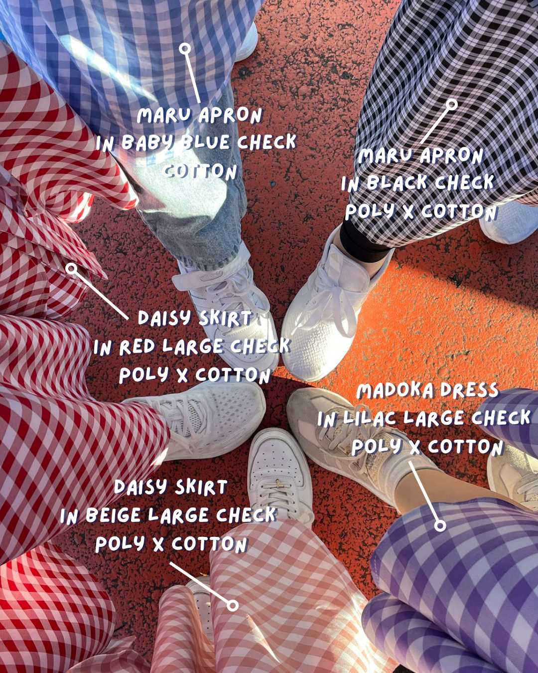 Cotton - Baby Blue Check (Large)