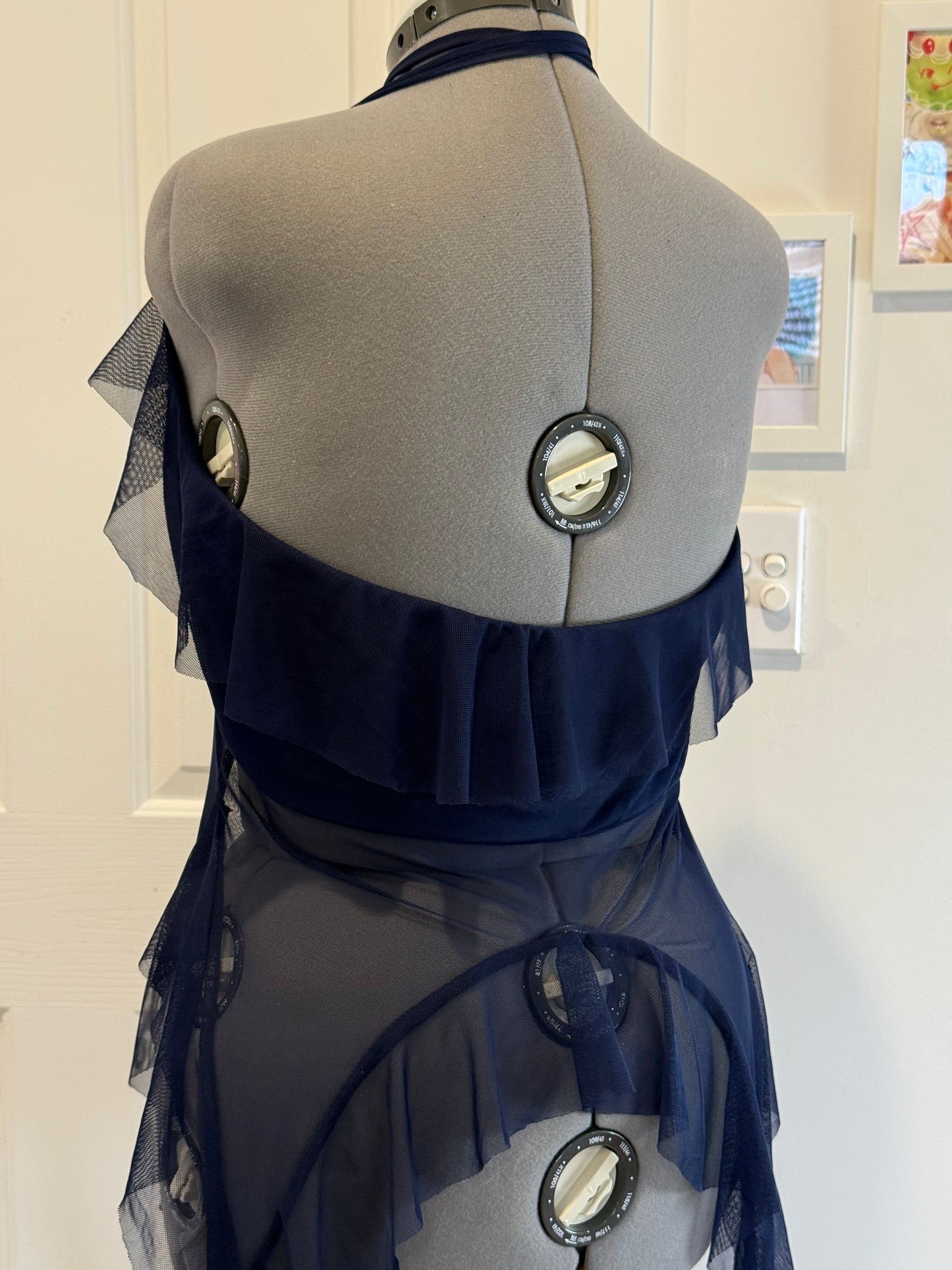 Jellyfish Overdress - Navy Tulle Mesh