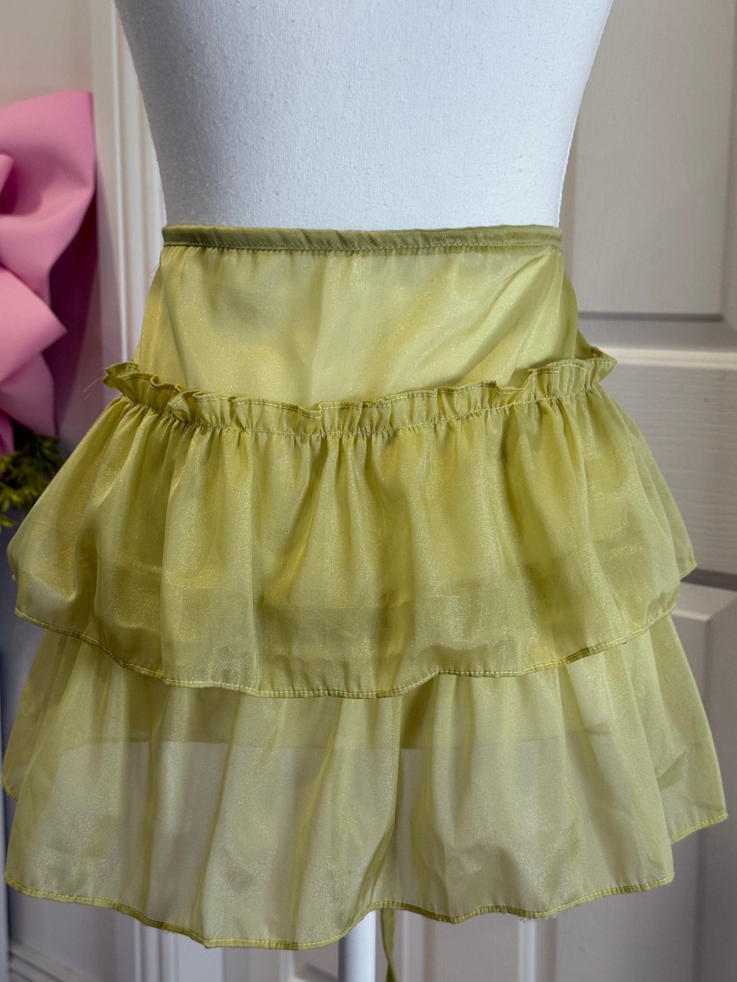 Overskirt - Green tulle