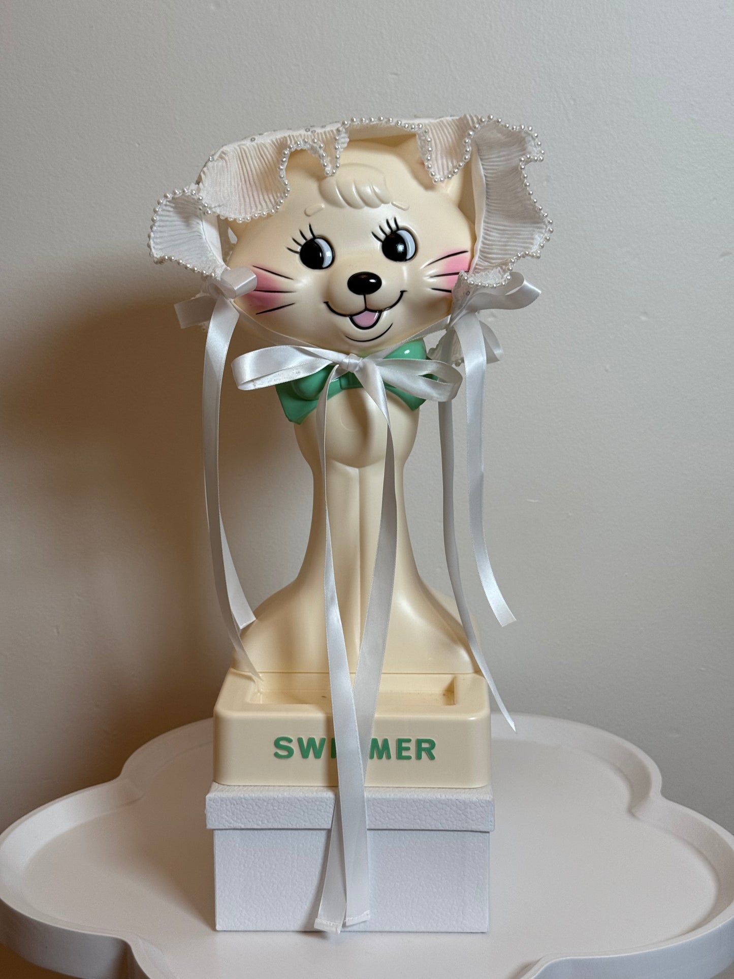 Headdress - White Sequin Floral