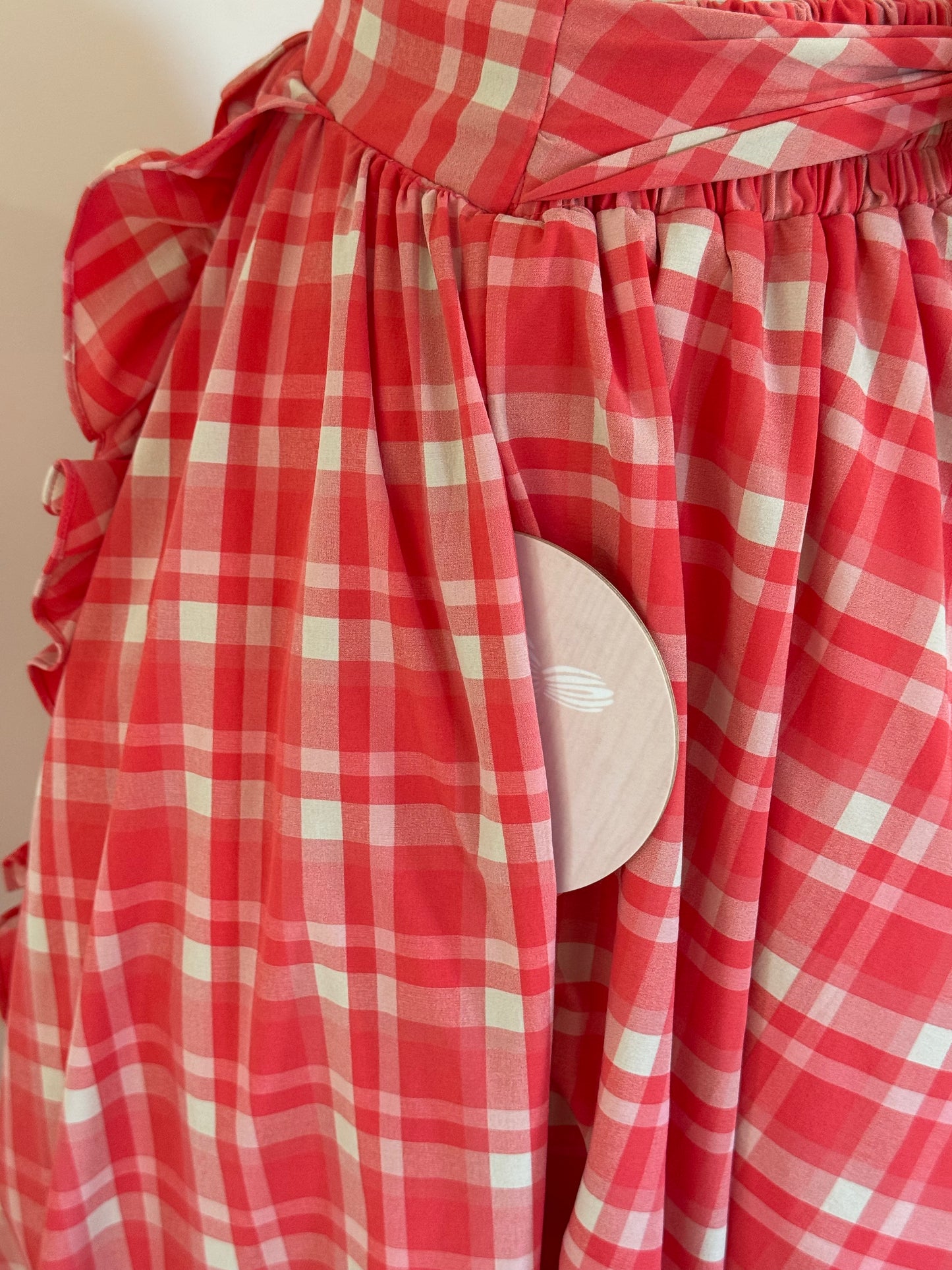 Daisy skirt - Red Picnic Cotton x Poly