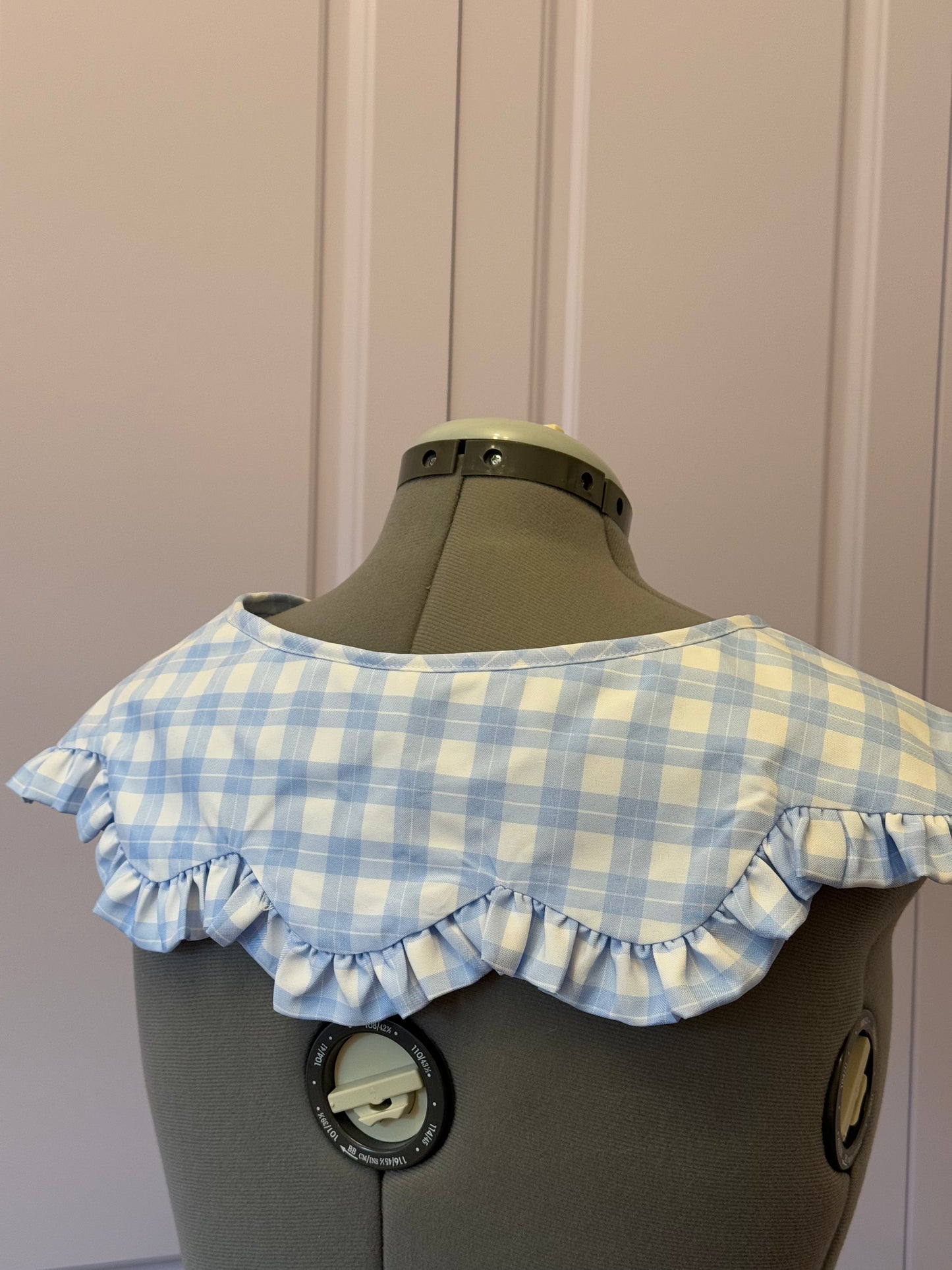 Cotton x Poly Blend - Sage Green Check (Large)