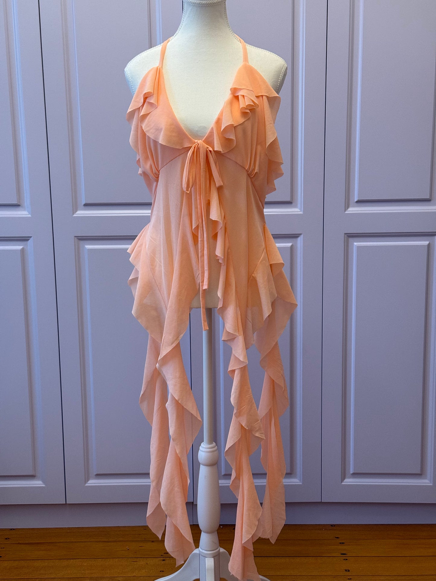 Mesh Tulle - Peach