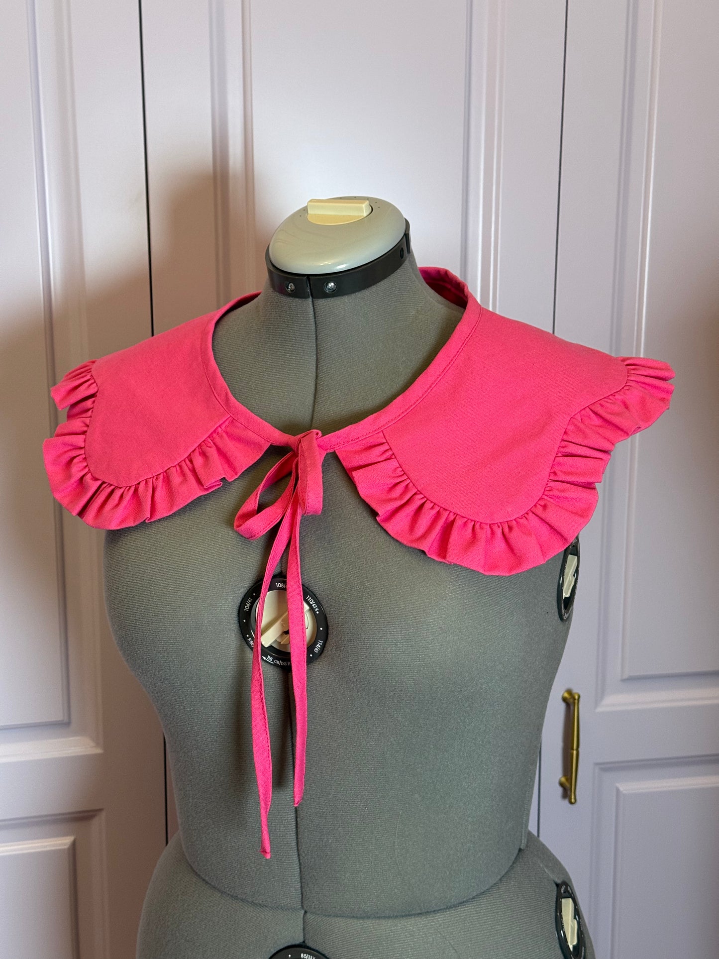 Flower collar - Pink Linen