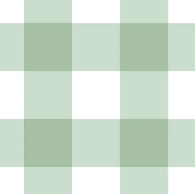 Cotton x Poly Blend - Sage Green Check (Large)