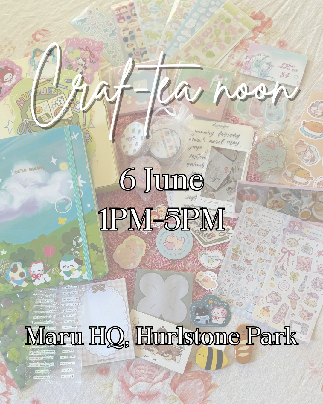 Craf-tea-noon ticket | 6 June 2026