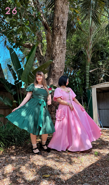 Linen x Silk - Emerald