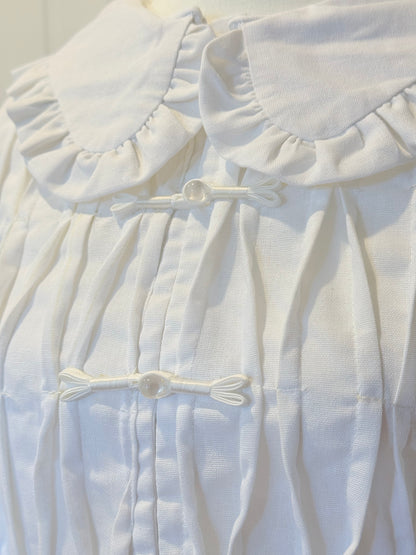 Eloise Top - White Linen