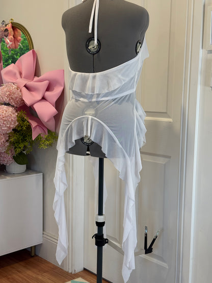 Jellyfish Overdress - White Tulle Mesh