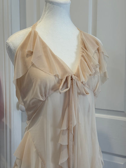 Jellyfish Overdress - Cream Tulle Mesh