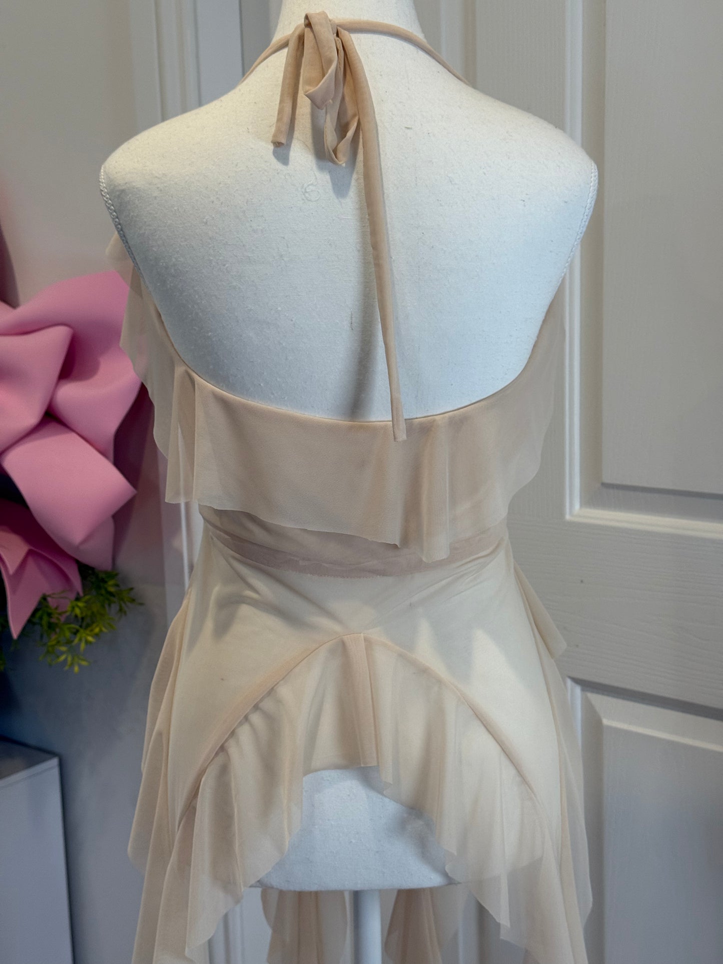 Jellyfish Overdress - Cream Tulle Mesh