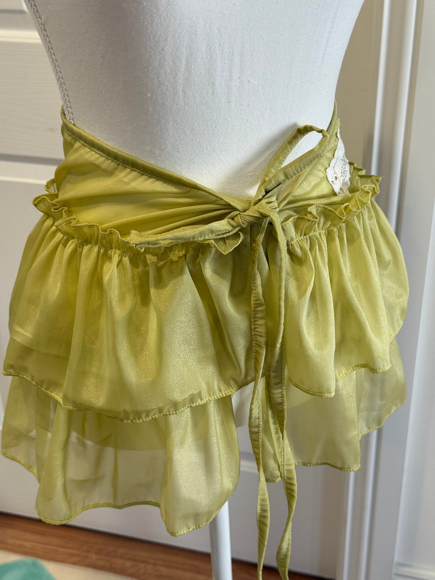 Overskirt - Green tulle