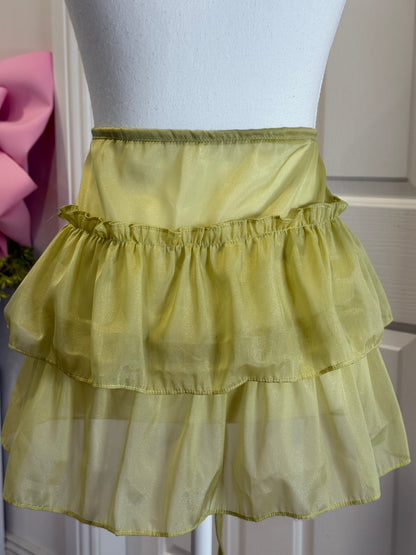 Overskirt - Green tulle