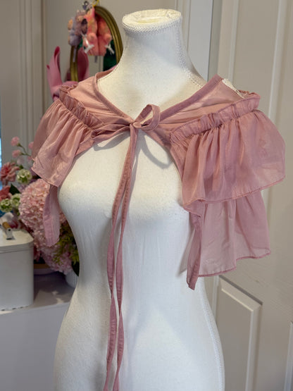 Overskirt - Dusty Rose tulle