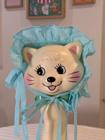 Headdress - Blue Cotton