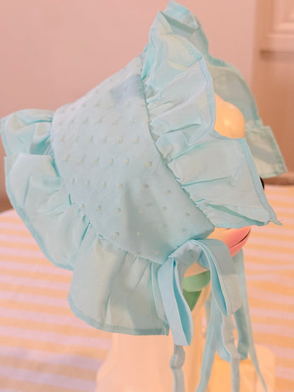 Headdress - Blue Cotton