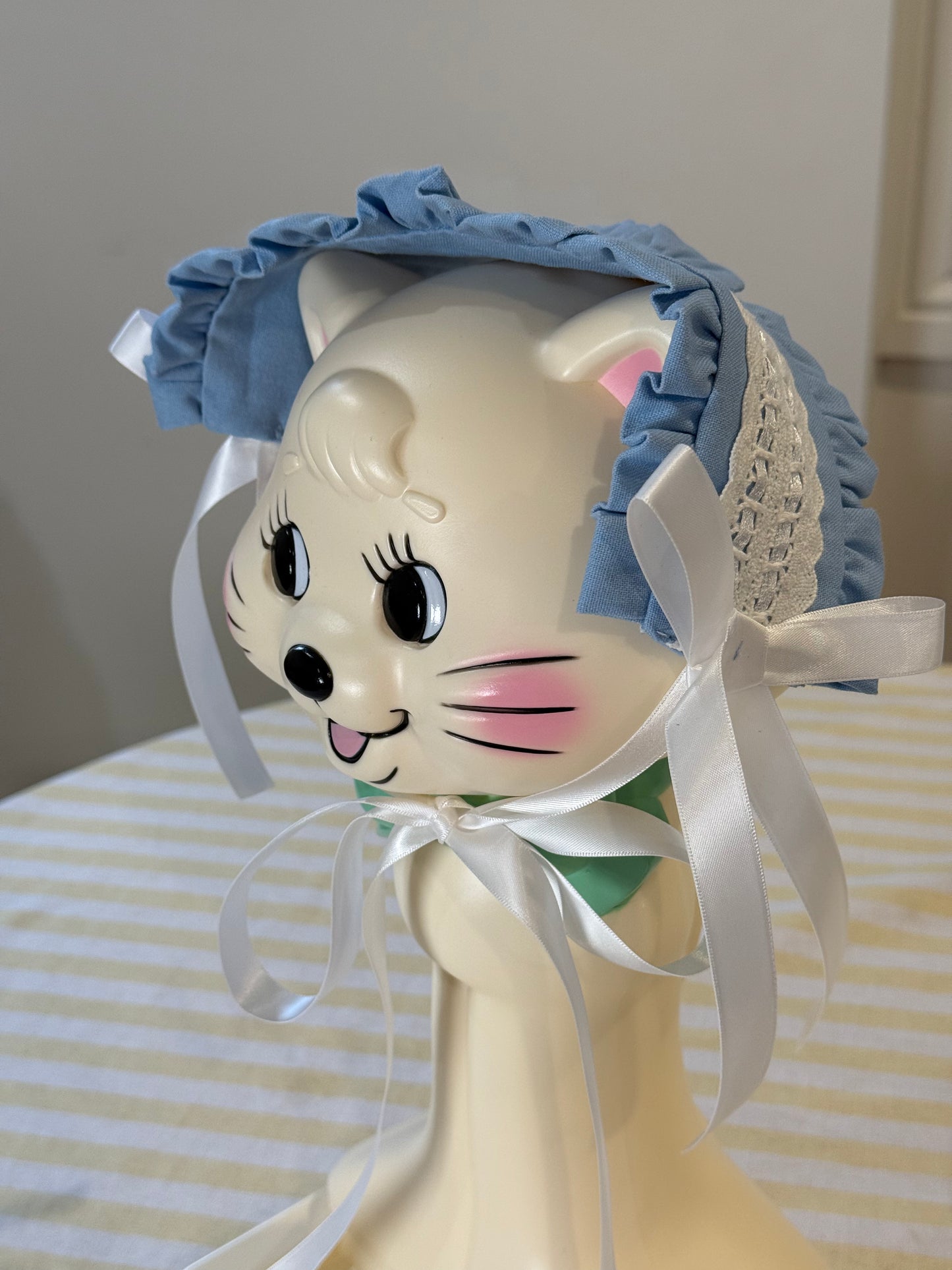 Headdress - Dusty Blue Linen
