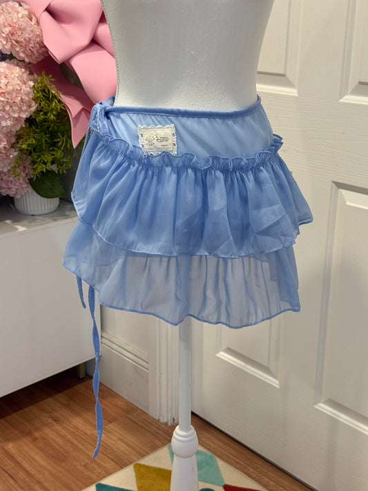 Overskirt - Blue tulle