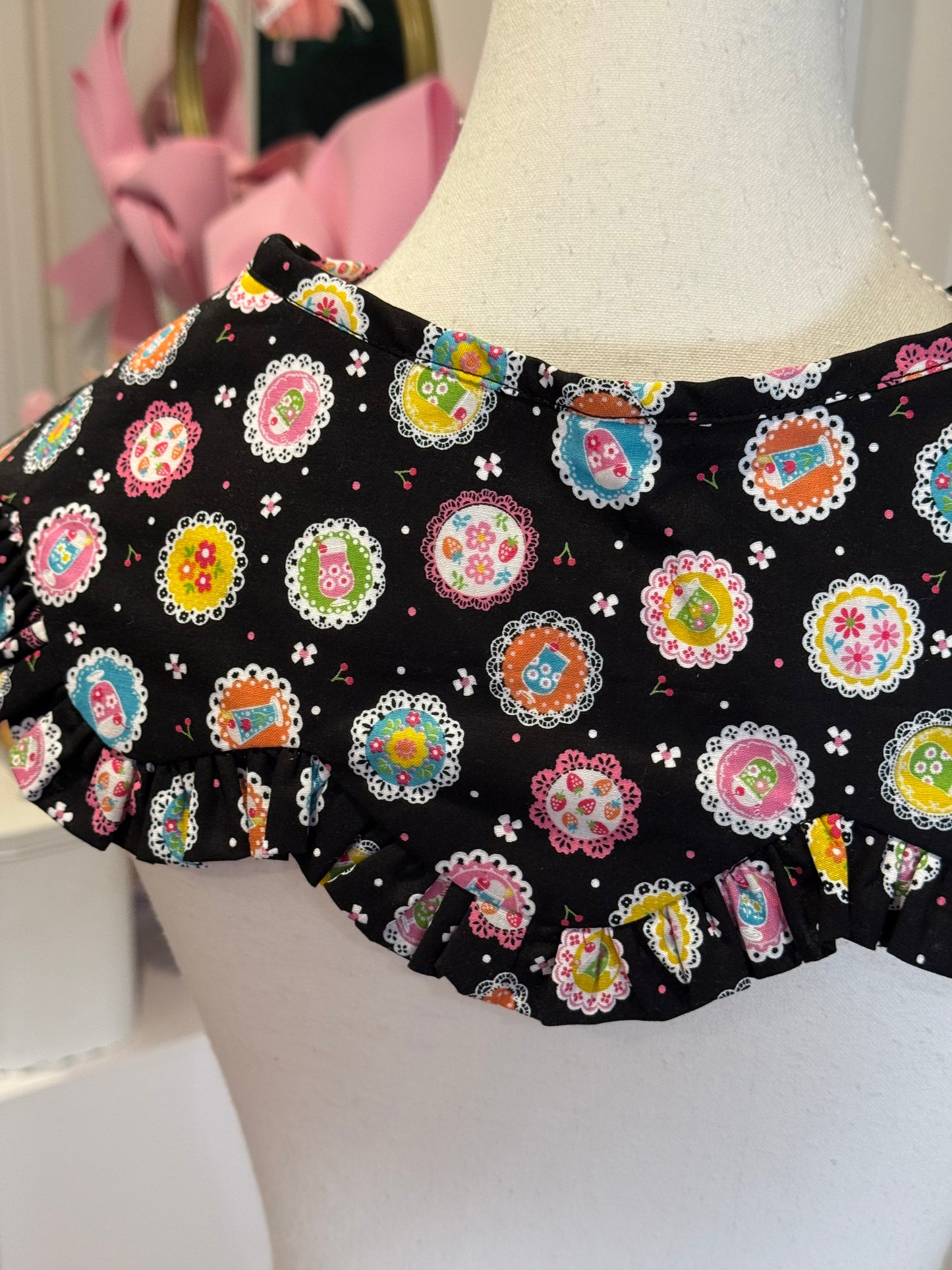 Flower collar - Cute Doillies Japanese Cotton