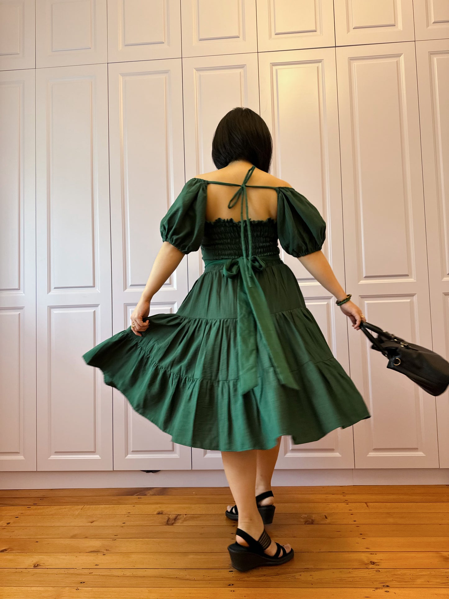 Linen x Silk - Emerald