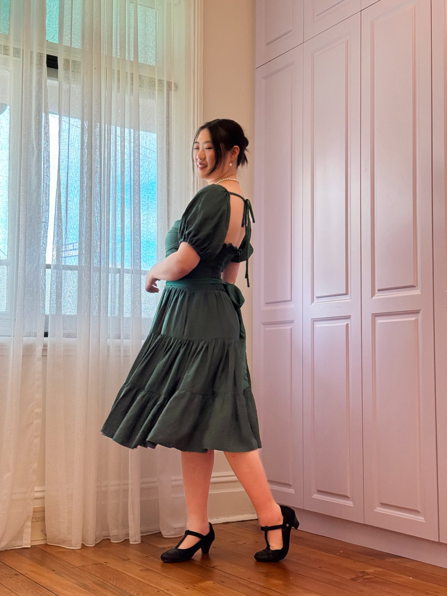 Linen x Silk - Emerald