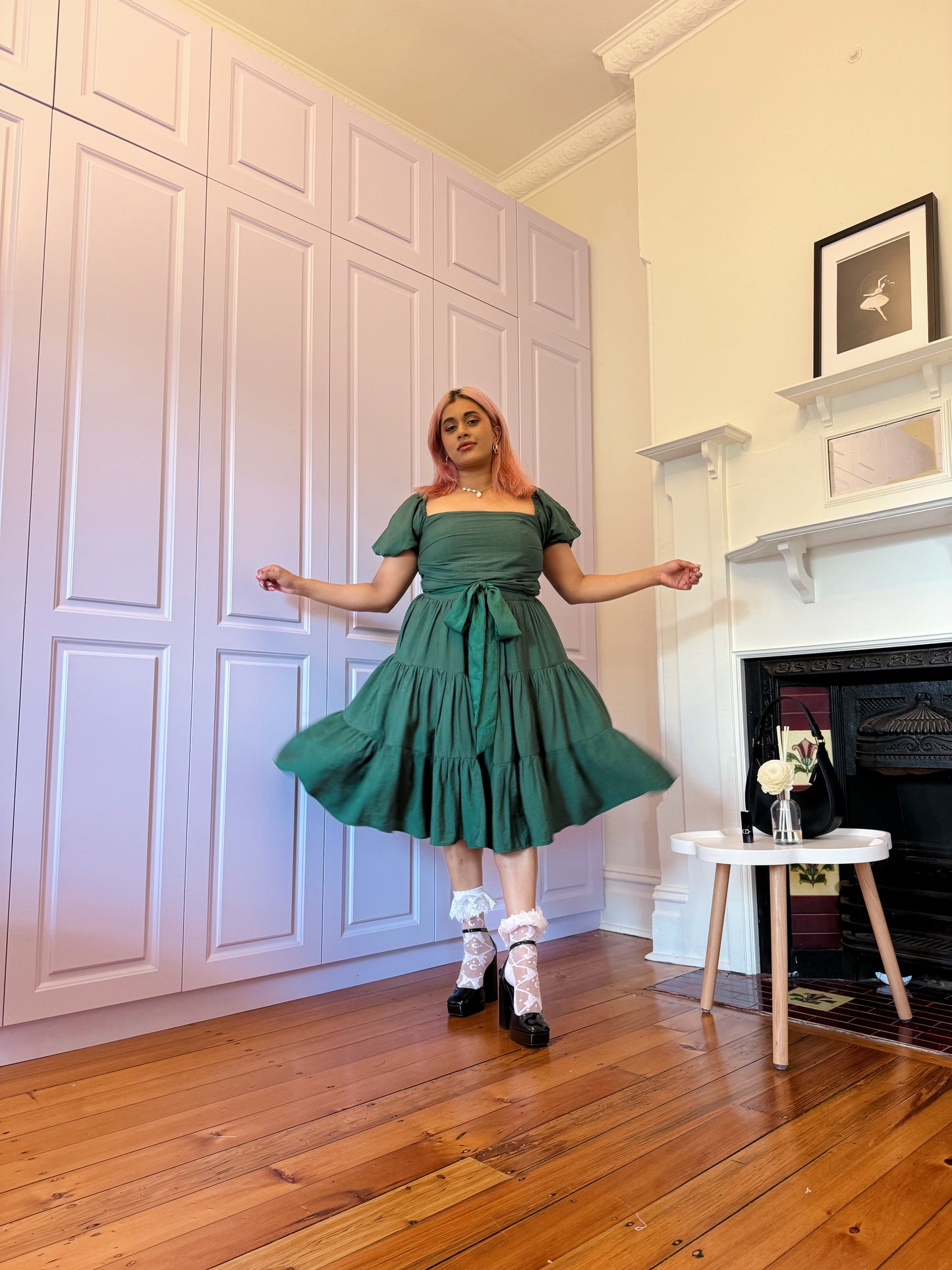 Linen x Silk - Emerald
