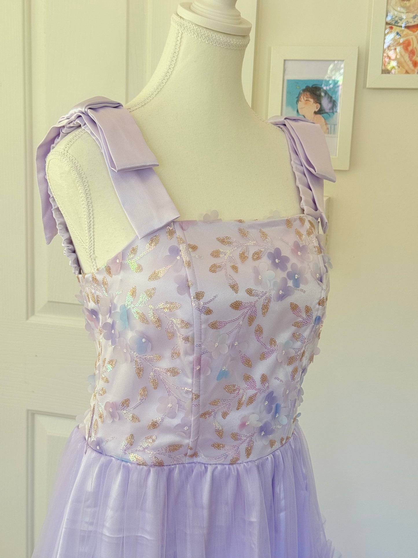 Pearl dress - Lavender Tulle