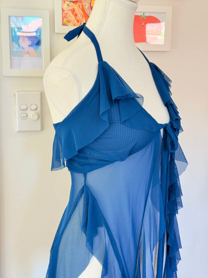 Jellyfish Overdress - Teal Tulle Mesh