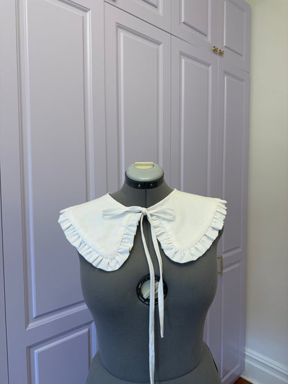 Triangle collar - White Linen