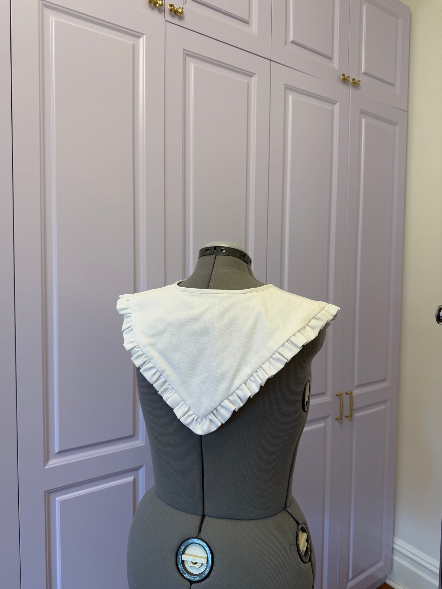 Triangle collar - White Linen