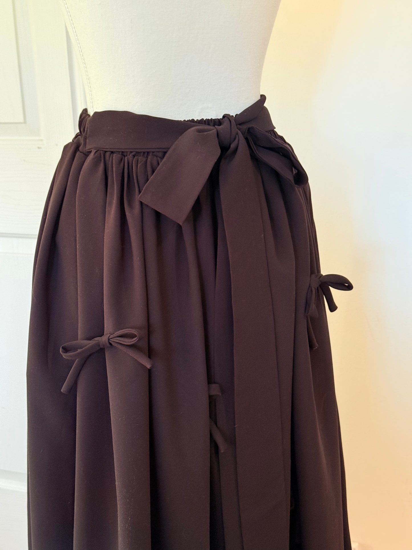Aiko skirt - Black Cotton x Poly