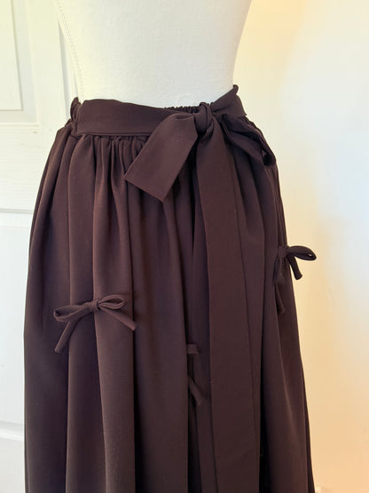 Aiko skirt - Black Cotton x Poly