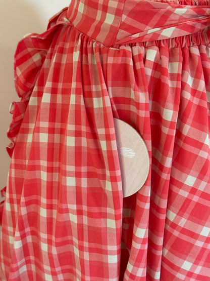Daisy skirt - Red Picnic Cotton x Poly
