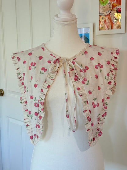 Madoka collar - Cherries Japanese Cotton