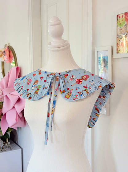 Sailor collar - Animal Friends Japanese Cotton