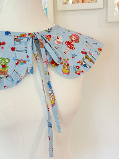 Sailor collar - Animal Friends Japanese Cotton