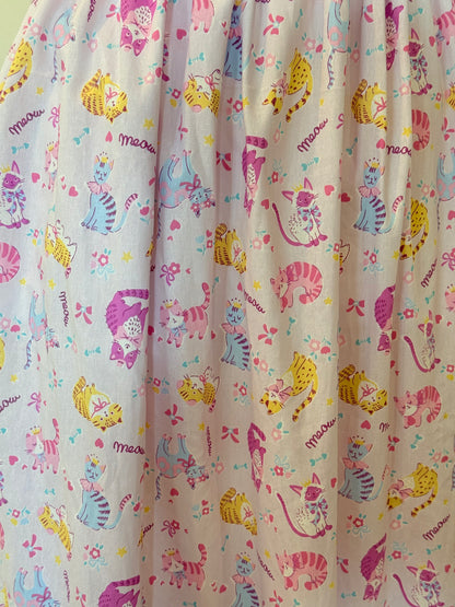Ruffle skirt - Lavender Japanese Cotton