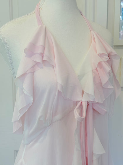 Duotone Jellyfish Overdress - Baby Pink x White Tulle Mesh