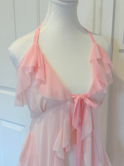 Duotone Jellyfish Overdress - Baby Pink x Pink Tulle Mesh