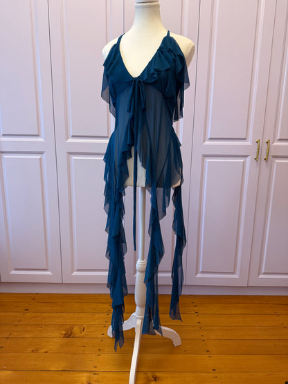 Jellyfish Overdress - Teal Tulle Mesh