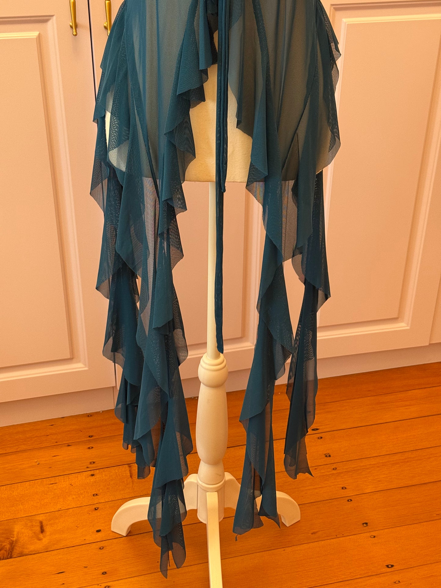 Jellyfish Overdress - Teal Tulle Mesh