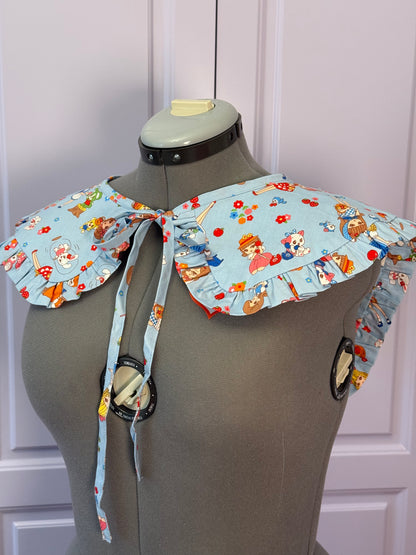 Sailor collar - Animal Friends Japanese Cotton