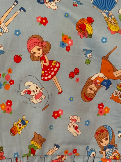 Sailor collar - Animal Friends Japanese Cotton