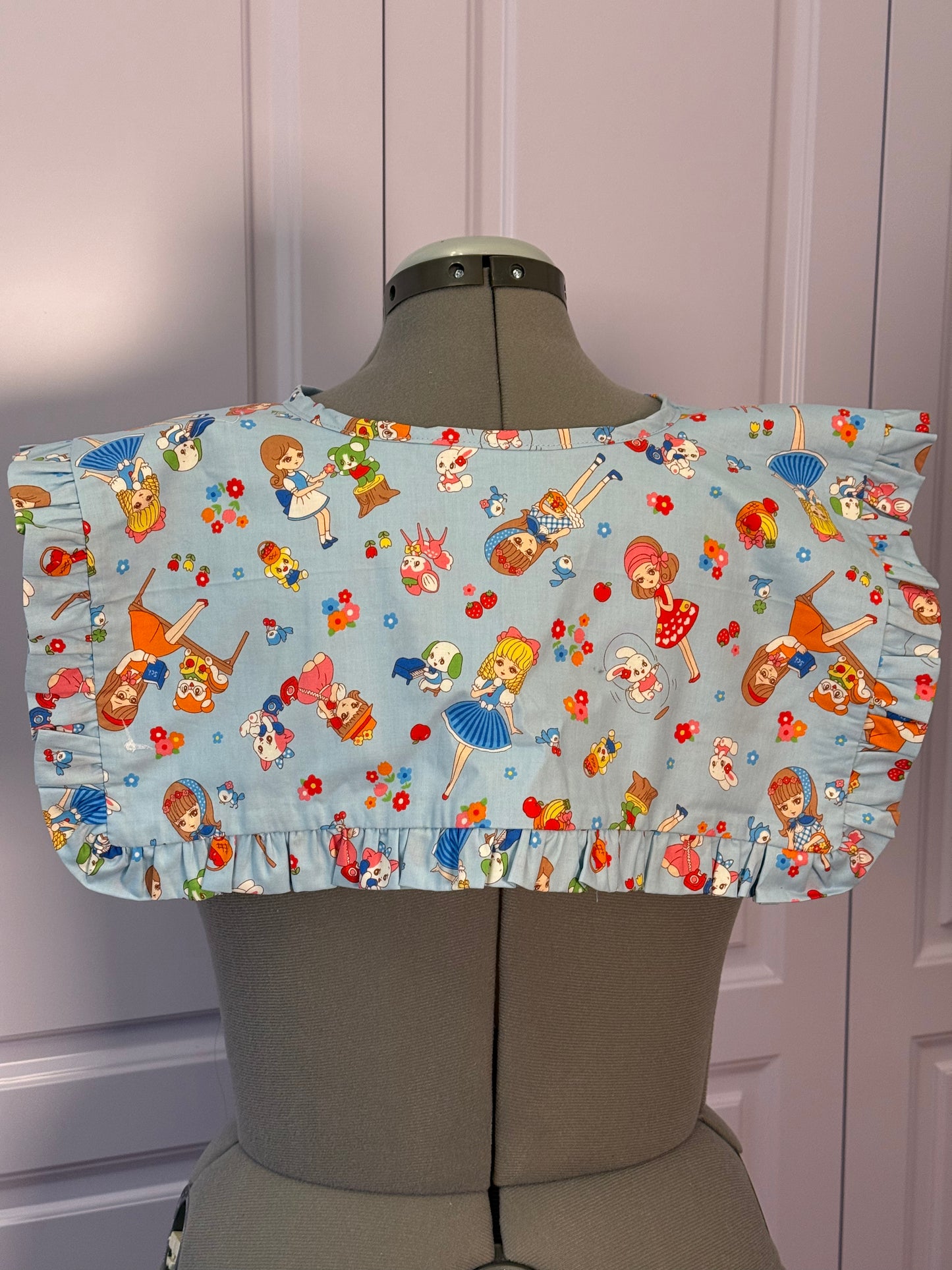 Sailor collar - Animal Friends Japanese Cotton