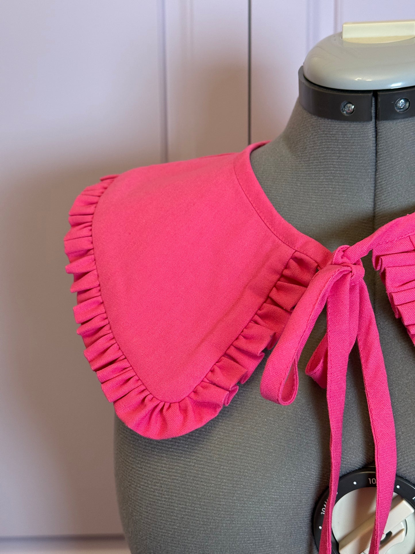 Triangle collar - Pink Linen