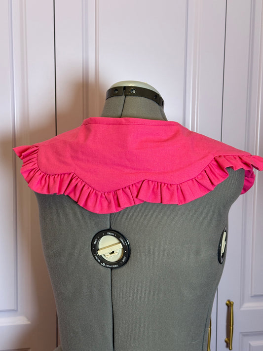 Flower collar - Pink Linen