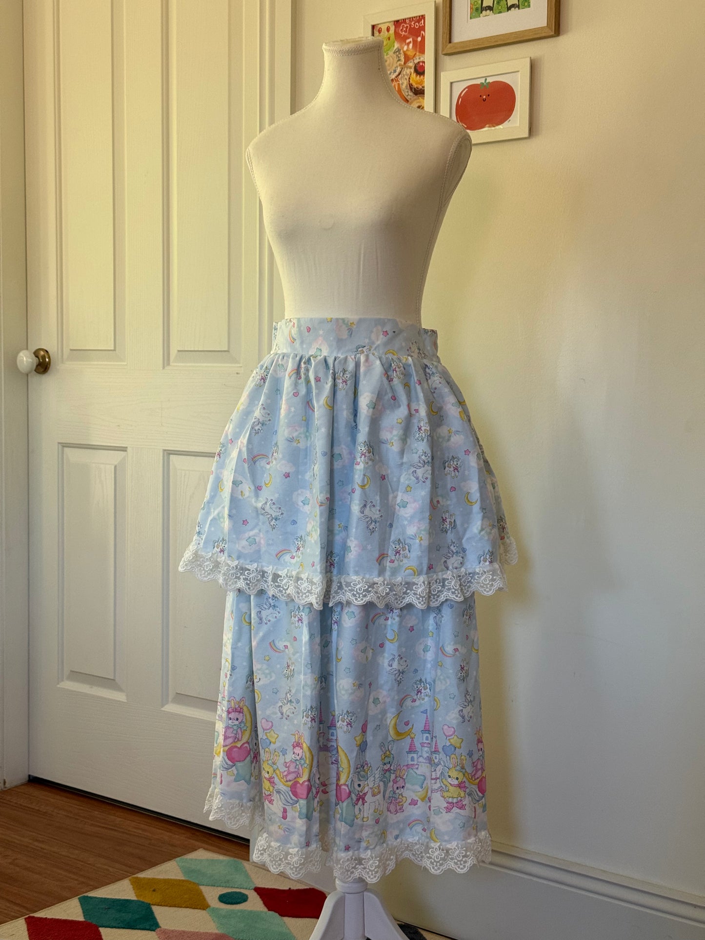 Cake skirt - Cloudy Kingdom Japanese Cotton