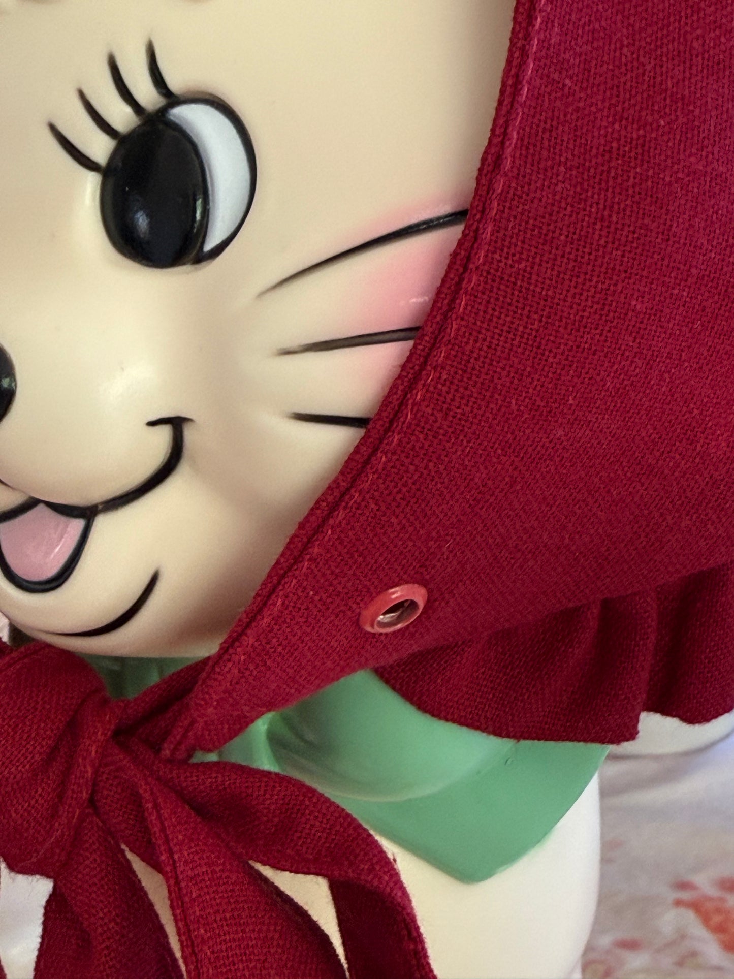 Trinket Scarf - Wine Red Linen