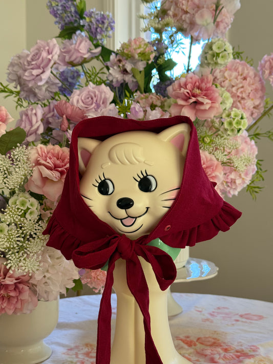 Trinket Scarf - Wine Red Linen